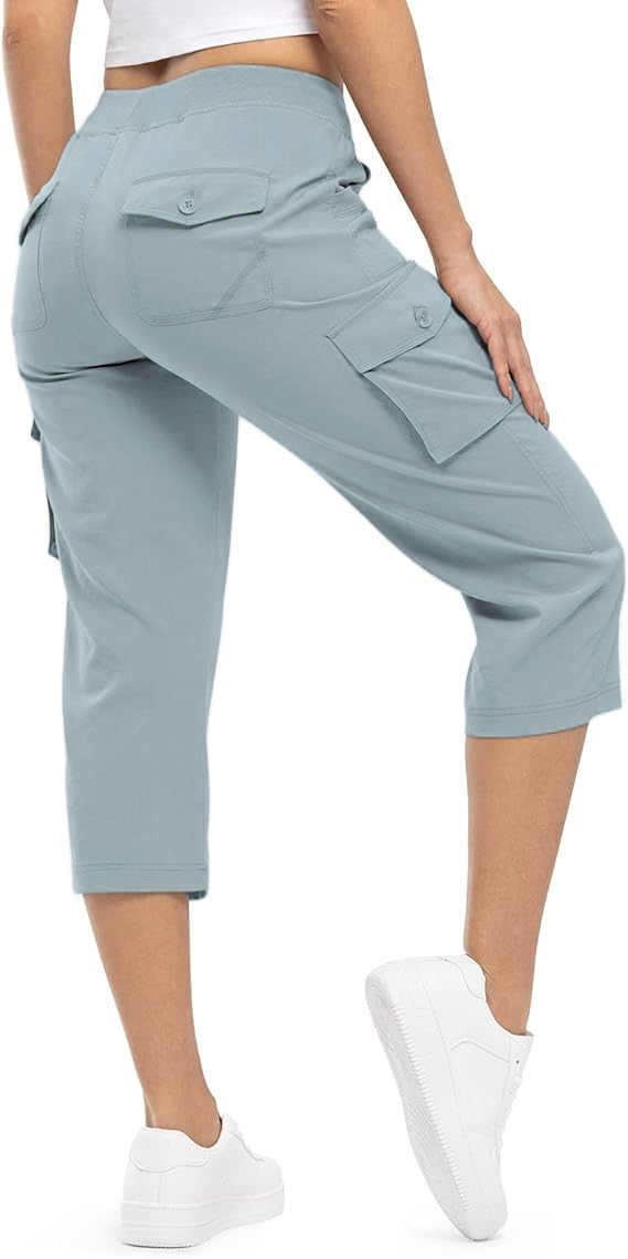 FINAL SALE💝6 Packs for $23.99💝Multi-Pocket Capri Cargo Pants