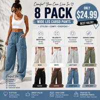 8 Packs Today Only $24.99 (All Colors)