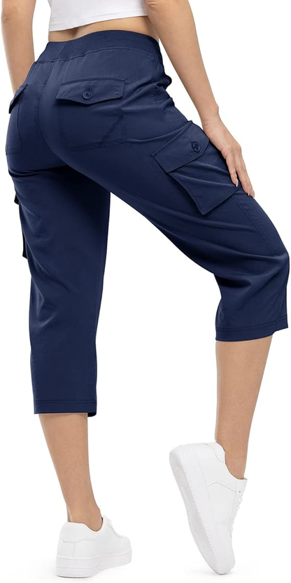 FINAL SALE💝6 Packs for $23.99💝Multi-Pocket Capri Cargo Pants