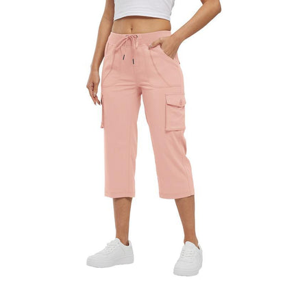 FINAL SALE💝6 Packs for $23.99💝Multi-Pocket Capri Cargo Pants