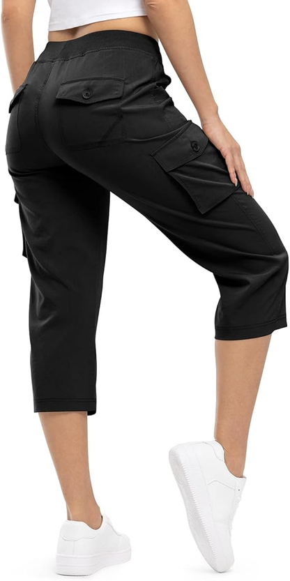 FINAL SALE💝6 Packs for $23.99💝Multi-Pocket Capri Cargo Pants