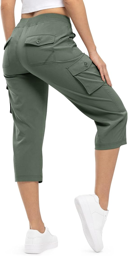 FINAL SALE💝6 Packs for $23.99💝Multi-Pocket Capri Cargo Pants